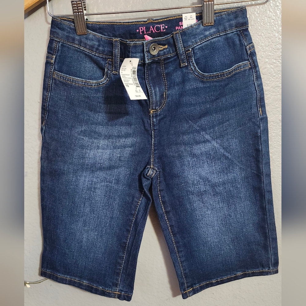 Place Men's Deep Indigo Jean Shorts